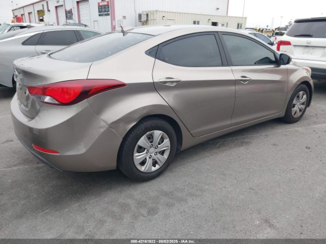 5NPDH4AEXGH776046 Hyundai ELANTRA SE