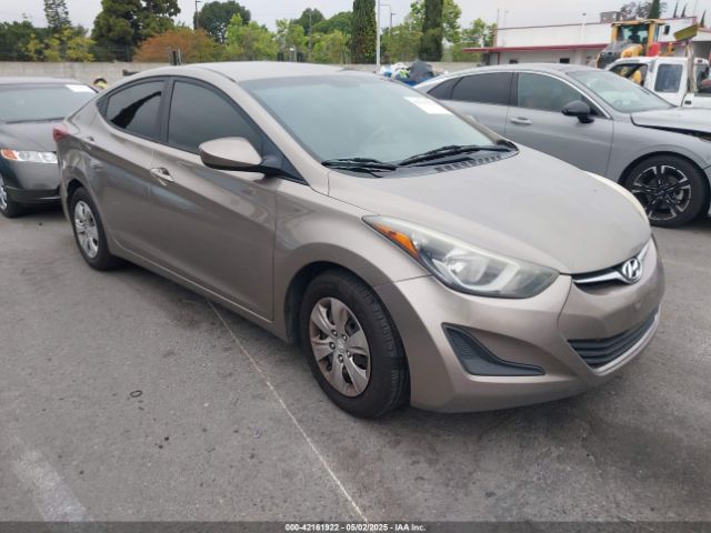 5NPDH4AEXGH776046 Hyundai ELANTRA SE