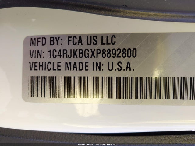 1C4RJKBGXP8892800 Jeep 2023