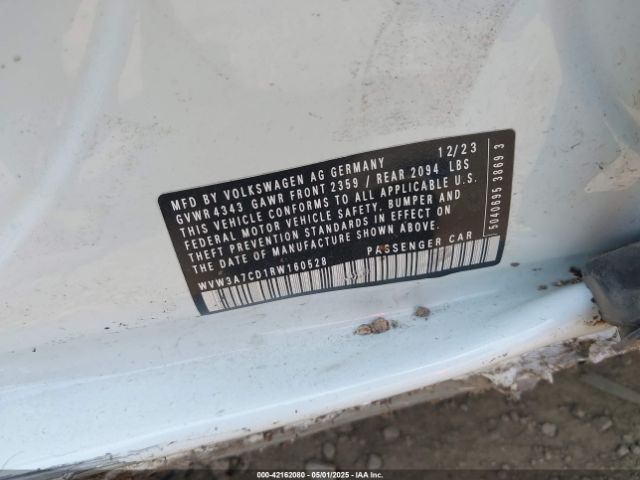 2024 VOLKSWAGEN GOLF GTI WVW3A7CD1RW160528 Photo 8
