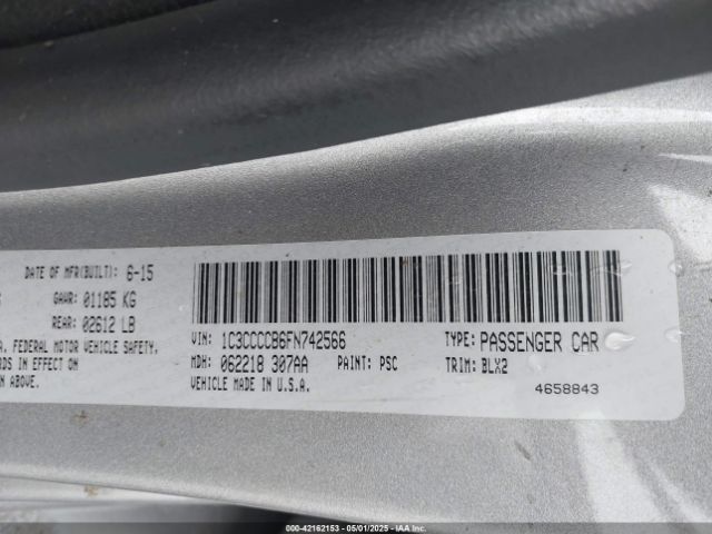 1C3CCCCB6FN742566 Chrysler 200 C