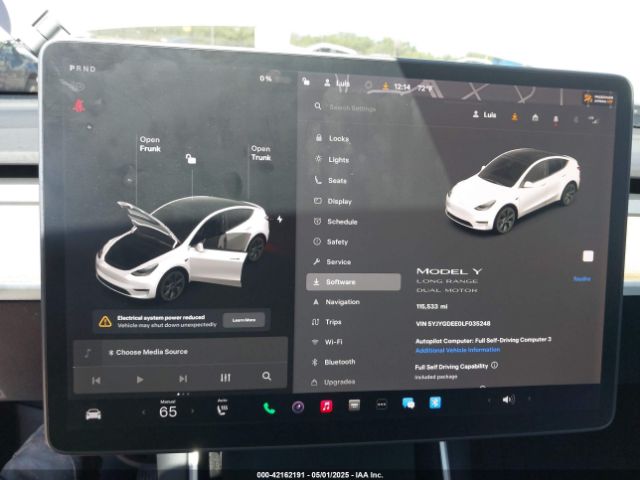 5YJYGDEE0LF035248 Tesla Model Y Long Range Dual Motor All-wheel Drive