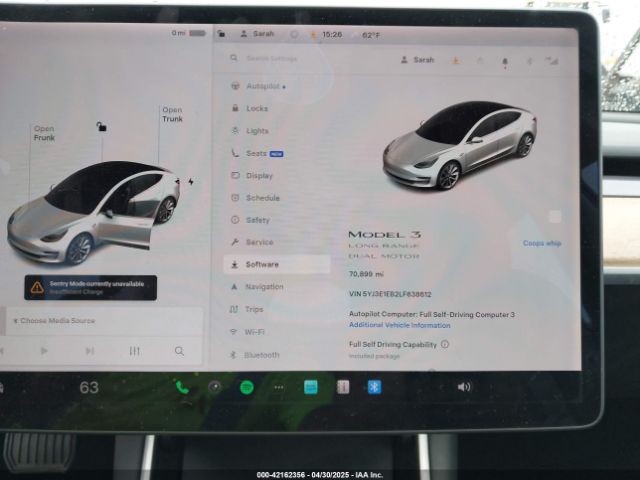 2020 TESLA MODEL 3 5YJ3E1EB2LF638612 Photo 6