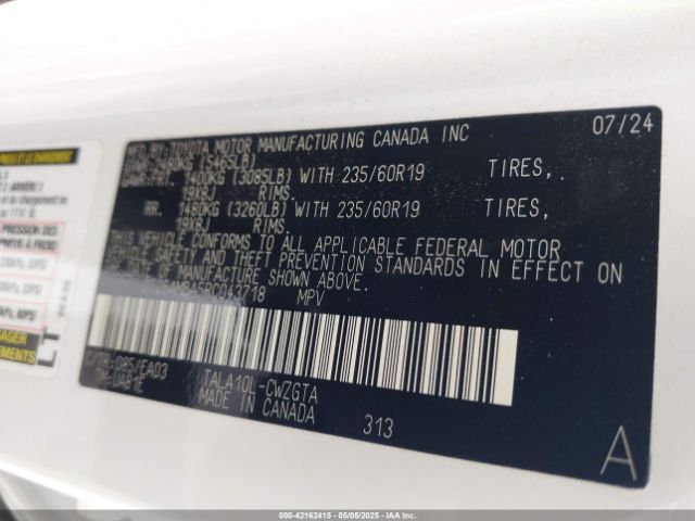 2T2BAMBA5RC043718 Lexus RX 350