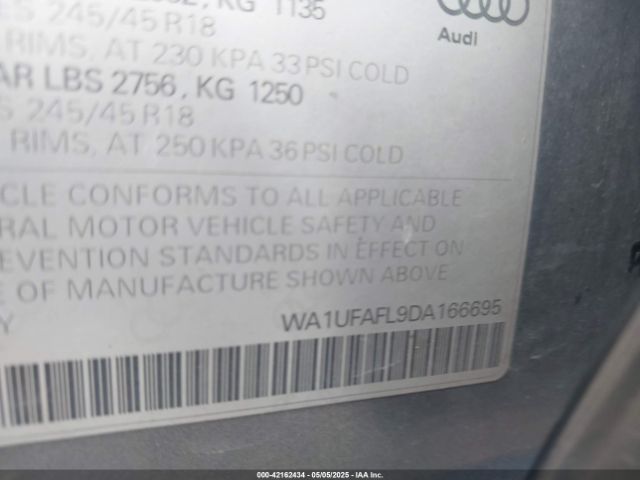 2013 AUDI ALLROAD WA1UFAFL9DA166695 Photo 8