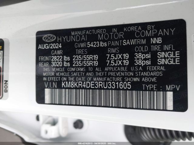 KM8KR4DE3RU331605 Hyundai Ioniq 5 Limited
