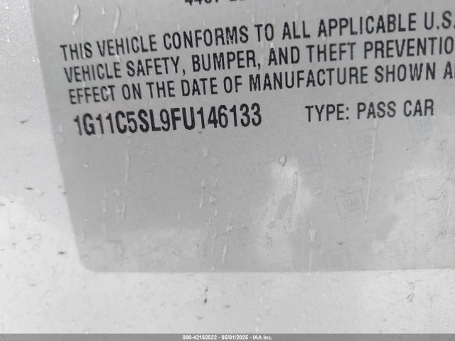 1G11C5SL9FU146133 Chevrolet MALIBU 1LT