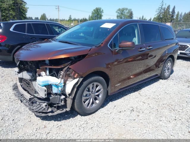 5TDYSKFC9MS002567 Toyota SIENNA XLE