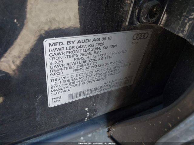 2018 AUDI Q7 WA1LHAF78JD052349 Photo 8