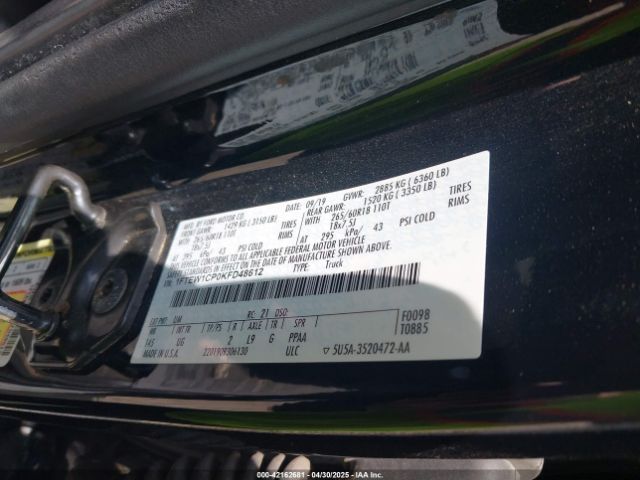 1FTEW1CP0KFD48612 Ford F-150 Xlt