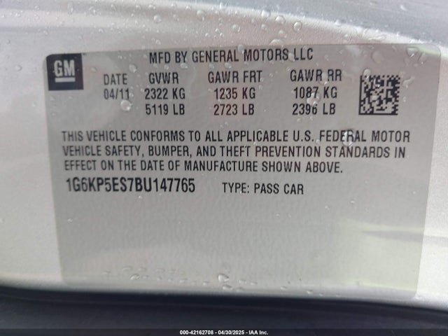 2011 CADILLAC DTS 1G6KP5ES7BU147765 Photo 8