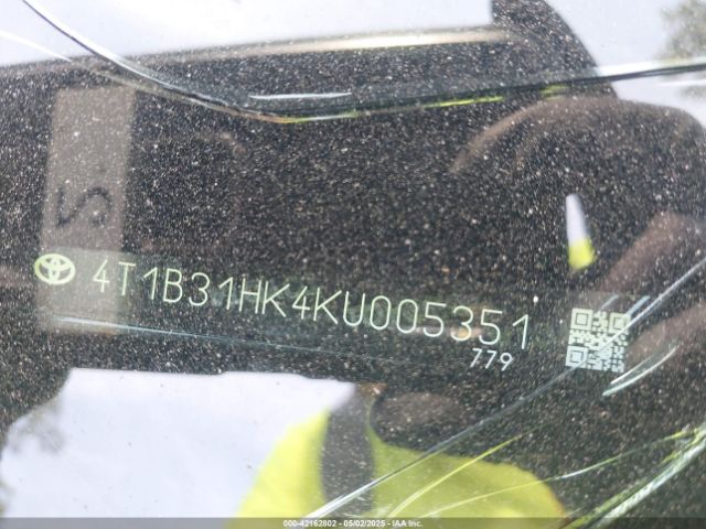 4T1B31HK4KU005351 Toyota Camry Hybrid Le
