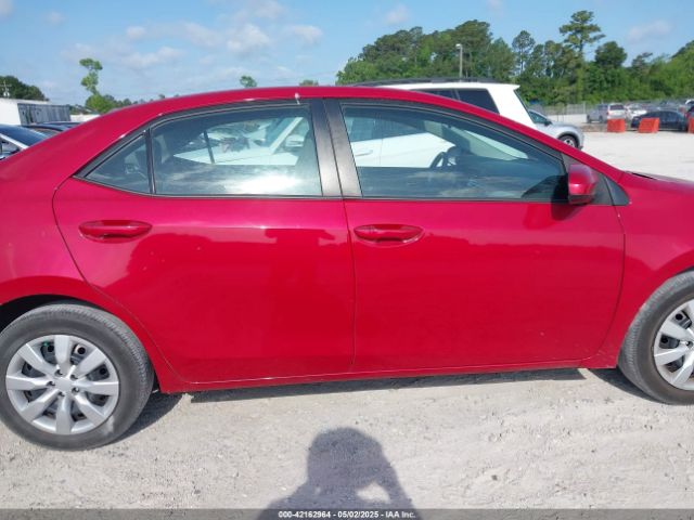 2T1BURHE2GC630927 Toyota COROLLA LE