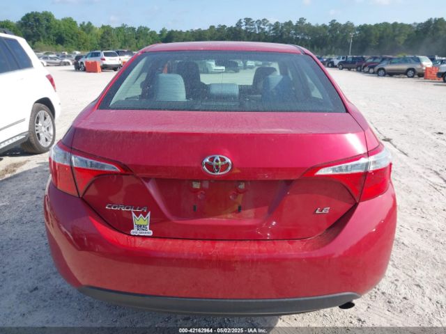 2T1BURHE2GC630927 Toyota COROLLA LE