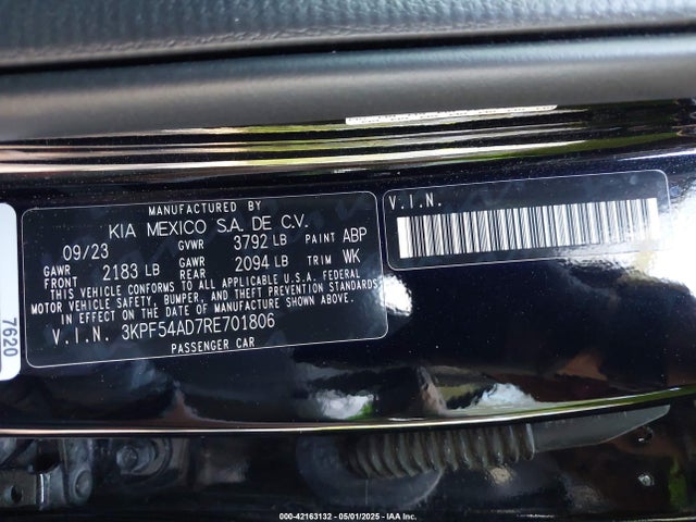 3KPF54AD7RE701806 KIA Forte Gt-line