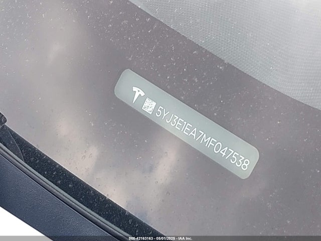 2021 TESLA MODEL 3 5YJ3E1EA7MF047538 Photo 8