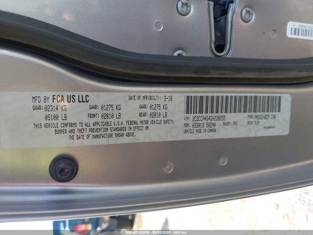 2C3CCAAG4GH238255 Chrysler 300 Limited