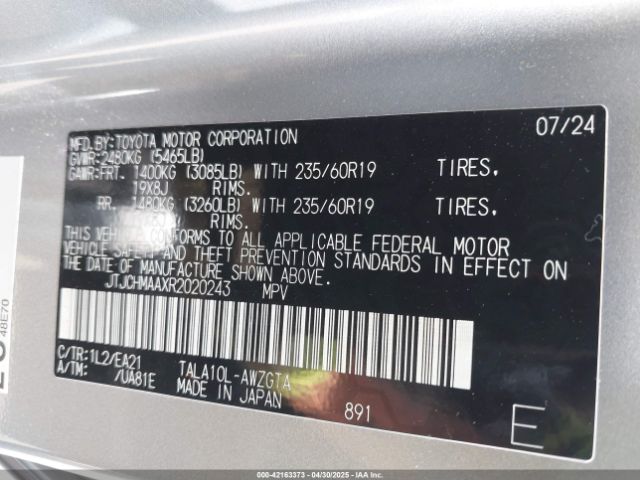 2024 LEXUS RX 350 JTJCHMAAXR2020243 Photo 8