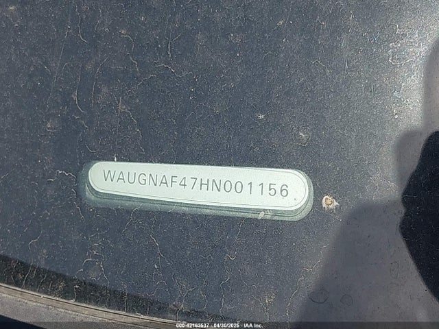 WAUGNAF47HN001156 Audi A4 2.0t Premium