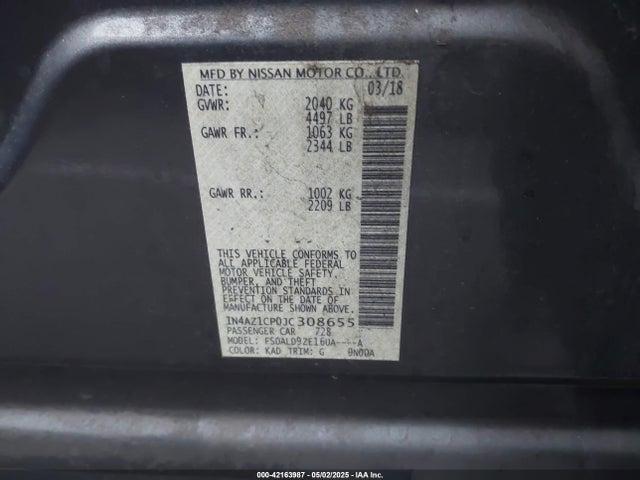 1N4AZ1CP0JC308655 Nissan 2018