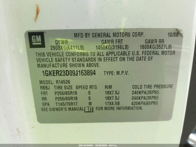 2012 GMC ACADIA 1GKKRNEDXCJ185443 Photo 8