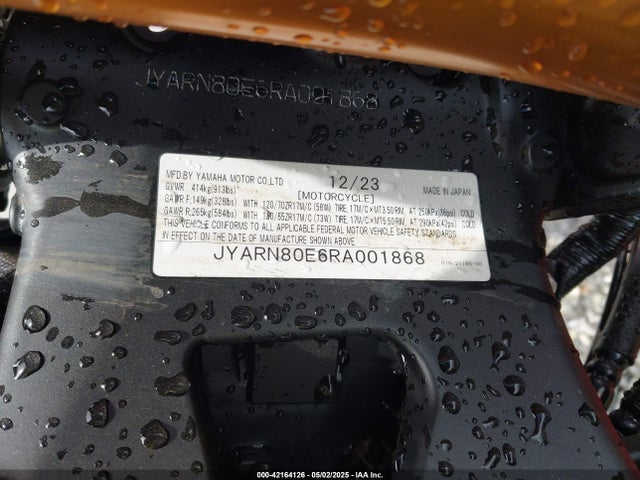 JYARN80E6RA001868 Yamaha Mtm890 (xsr900)