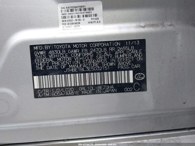 JTHBE1BL3E5032151 Lexus GS 350