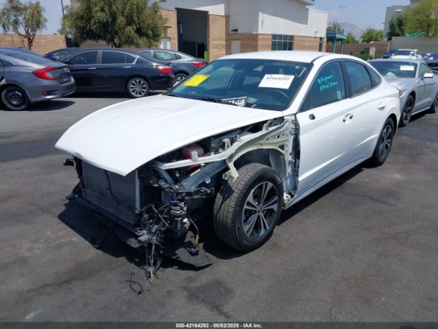 KMHL24JJ6MA033456 Hyundai Sonata Blue