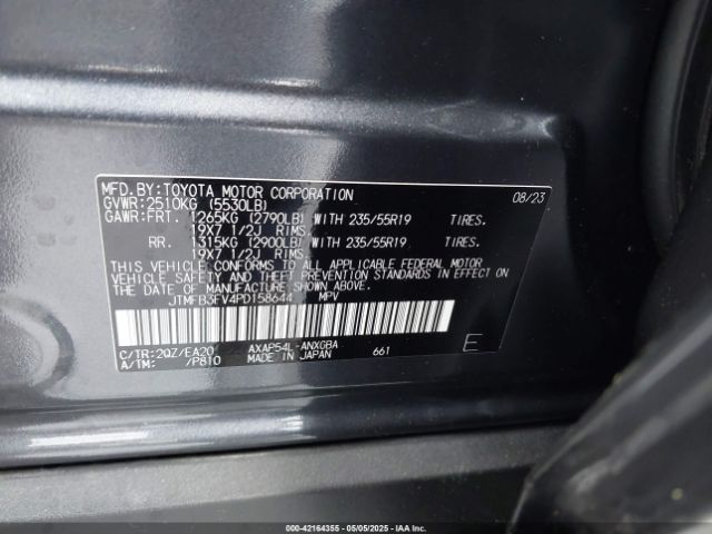 JTMFB3FV4PD158644 Toyota Rav4 Prime Xse
