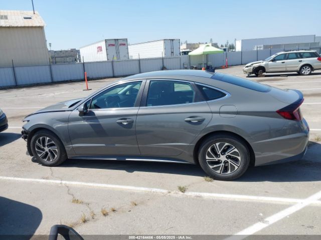 KMHL24JJ0MA020248 Hyundai Sonata Blue