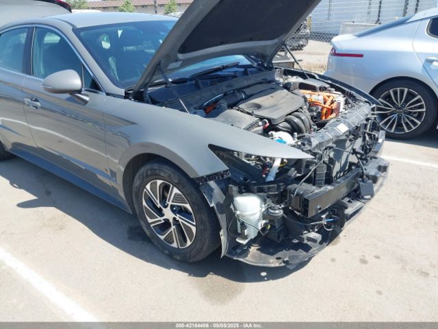 KMHL24JJ0MA020248 Hyundai Sonata Blue