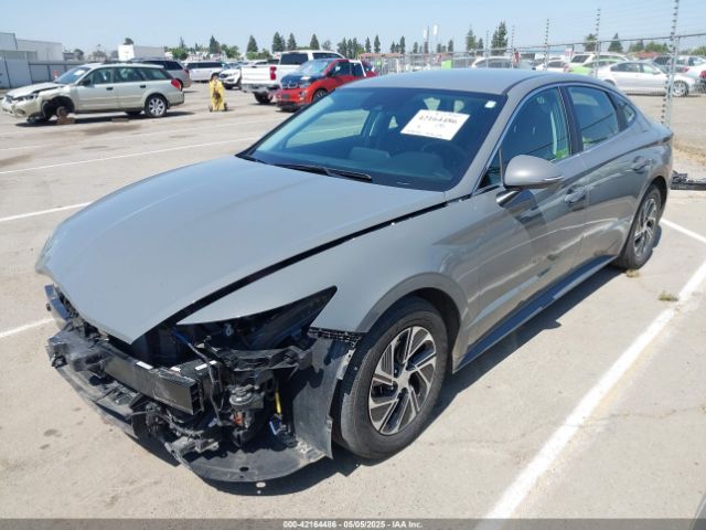 KMHL24JJ0MA020248 Hyundai Sonata Blue