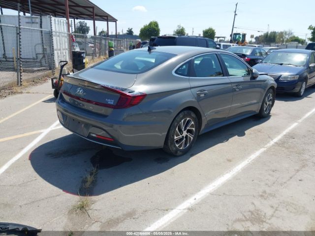 KMHL24JJ0MA020248 Hyundai Sonata Blue