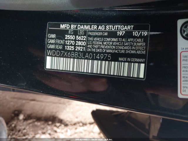 2020 MERCEDES-BENZ AMG GT 53 4-DOOR COUPE WDD7X6BB3LA014975 Photo 8