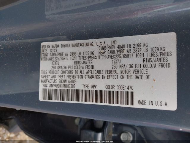 7MMVABDM1RN187387 Mazda Cx-50 2.5 S Premium
