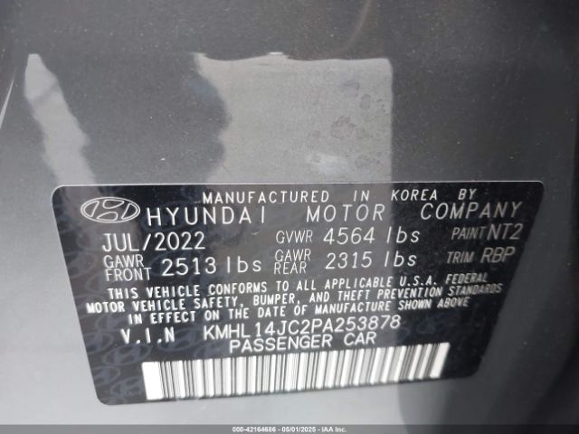 KMHL14JC2PA253878 Hyundai Sonata N Line