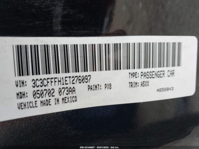 3C3CFFFH1ET276097 Fiat 500 ABARTH