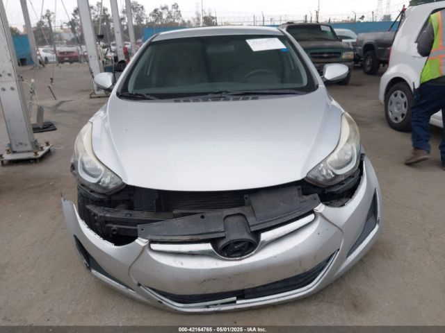 KMHDH4AE9GU490903 Hyundai ELANTRA SE