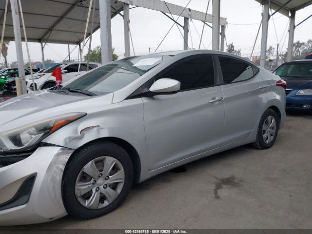KMHDH4AE9GU490903 Hyundai ELANTRA SE