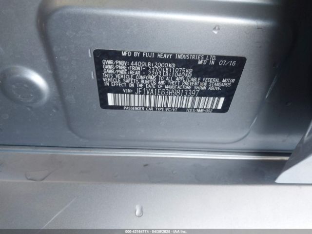 2017 SUBARU WRX JF1VA1E63H9813397 Photo 8