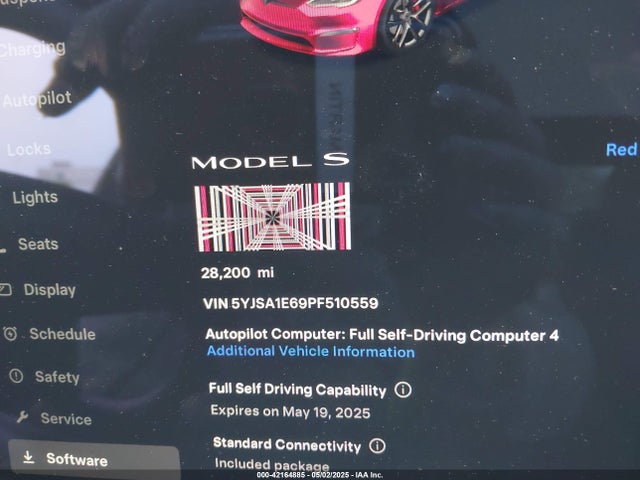 Tesla Model S Plaid Tri Motor All-wheel Drive 2023 5YJSA1E69PF510559 Image 15