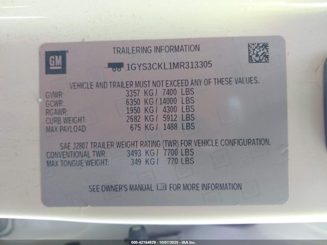 2021 CADILLAC ESCALADE 1GYS3CKL1MR313305 Photo 8