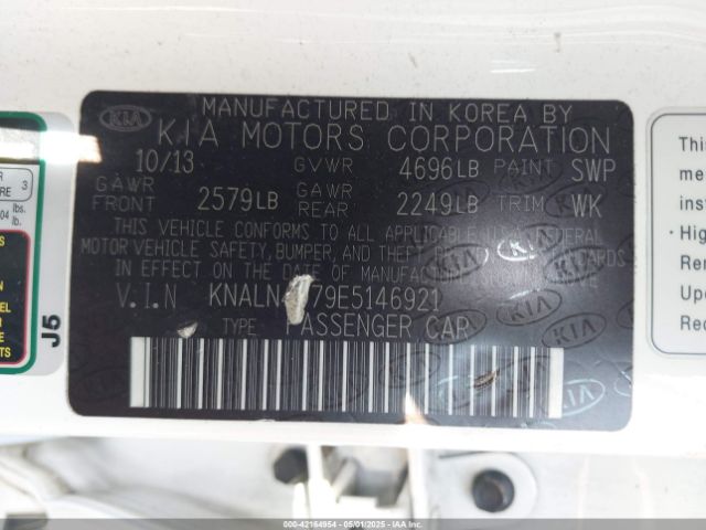 KNALN4D79E5146921 KIA Cadenza Premium