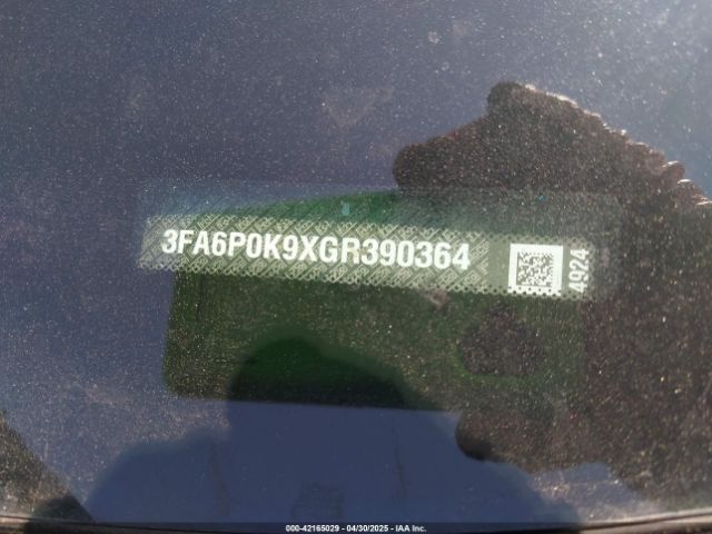 3FA6P0K9XGR390364 Ford Fusion Titanium