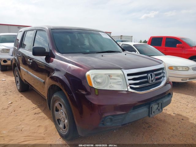 5FNYF3H25EB027535 Honda PILOT LX