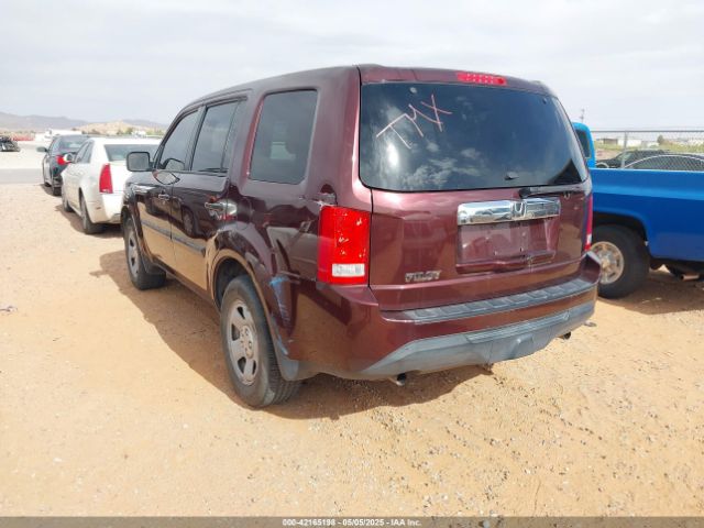 5FNYF3H25EB027535 Honda PILOT LX