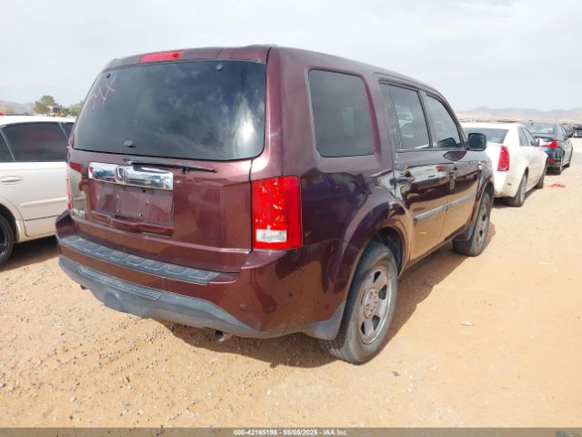 5FNYF3H25EB027535 Honda PILOT LX