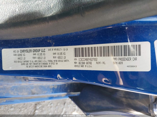 1C3CCCAB6FN527952 Chrysler 200 Limited
