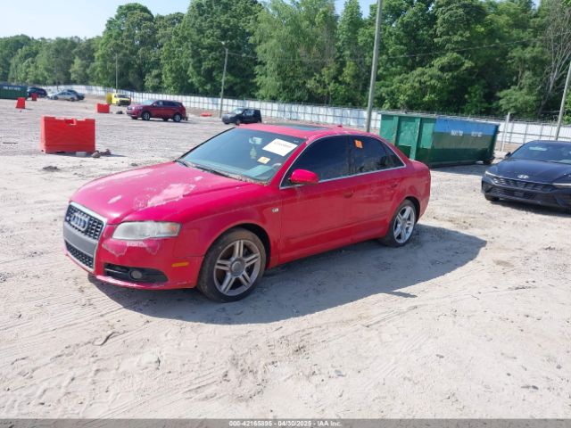 2008 AUDI A4 WAUAF78EX8A054081 Photo 1