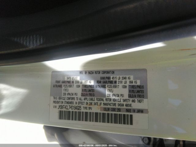 JM3KFACL7H0184925 Mazda Cx-5 Touring